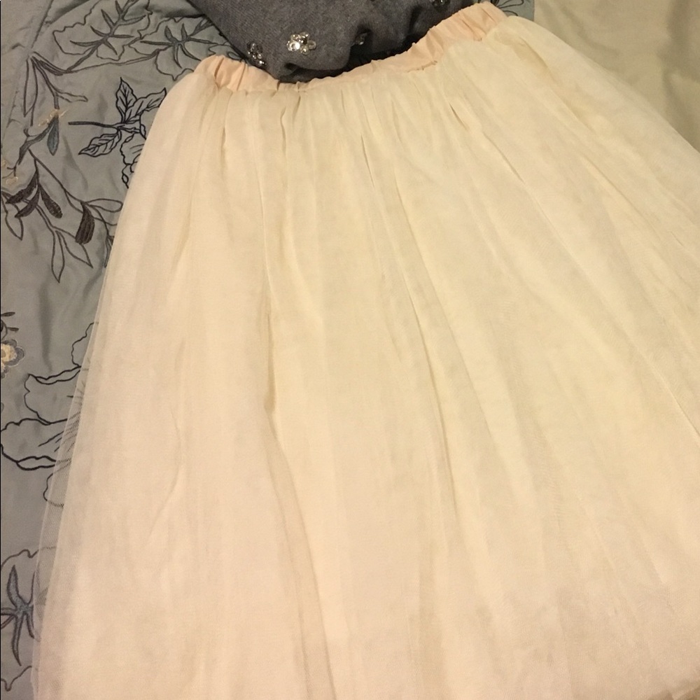Multi layered tulle tutu skirt